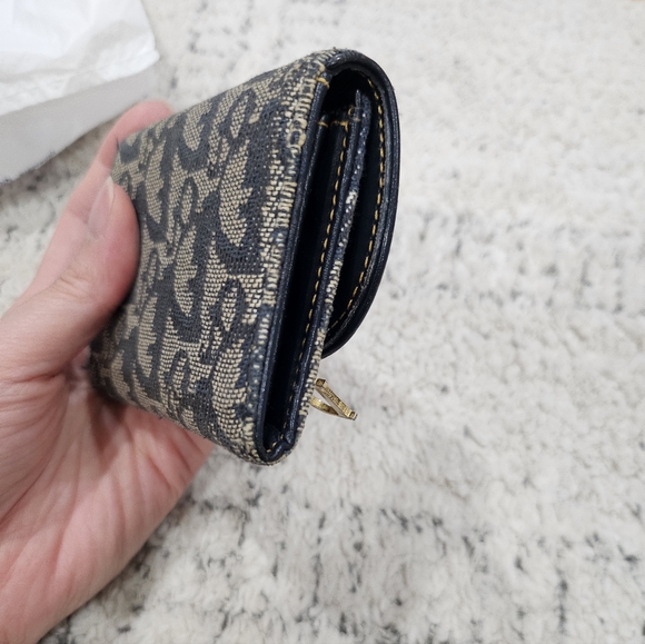 Christian Dior Oblique Saddle Accordian Style Wallet